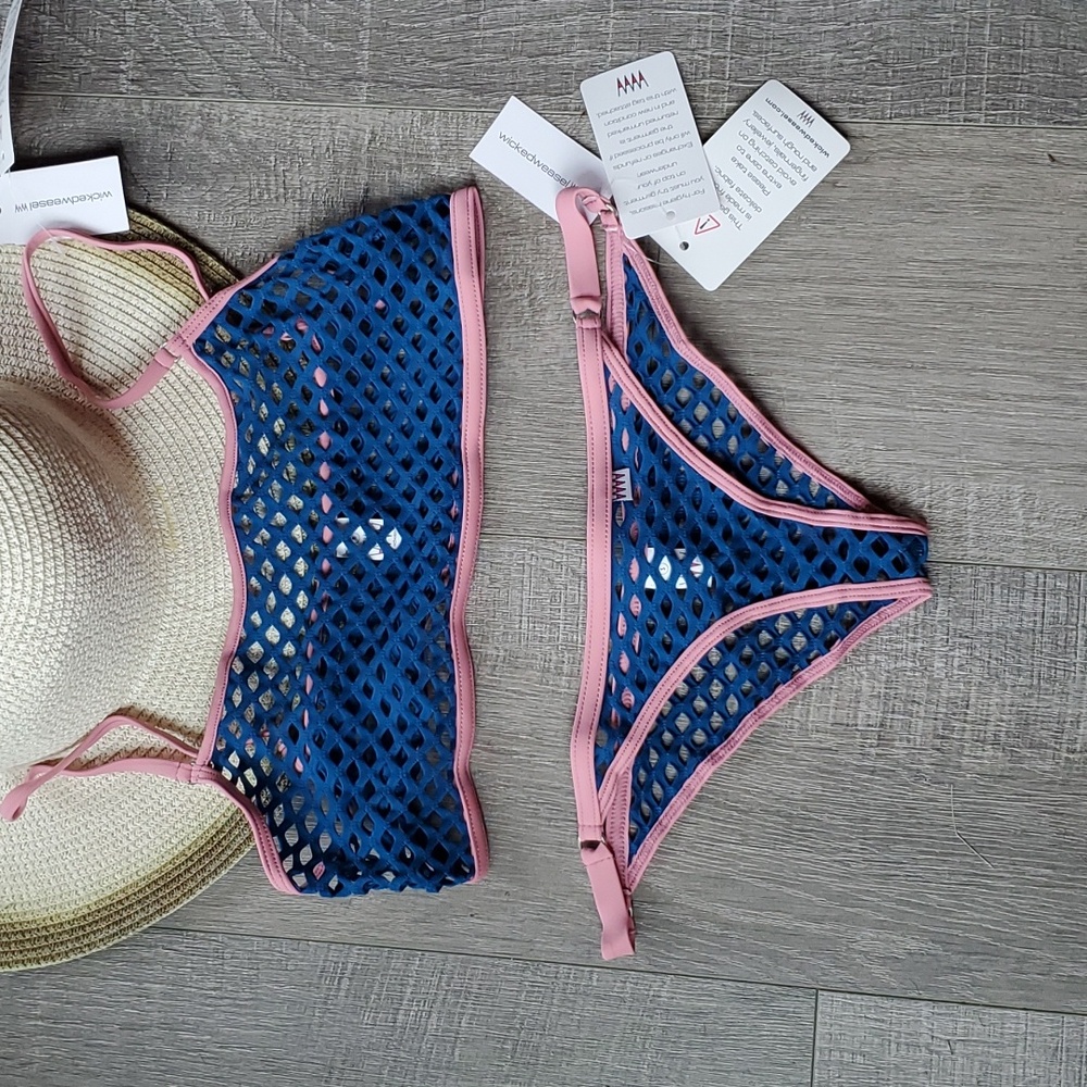 NWT Wicked Weasel mesh bikini. Size S/M